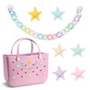 DEVPSISR Accessories Rubber Compatible,Beach Tote,Decorative Charms for Handbag,Starfish