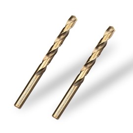 Meccion Metal Drill Bits 11/32 in. x 4-7/8 in. x 2pcs HSS M35 Cobalt Twist Drill Bit for Metal, Steel, Cast Iron