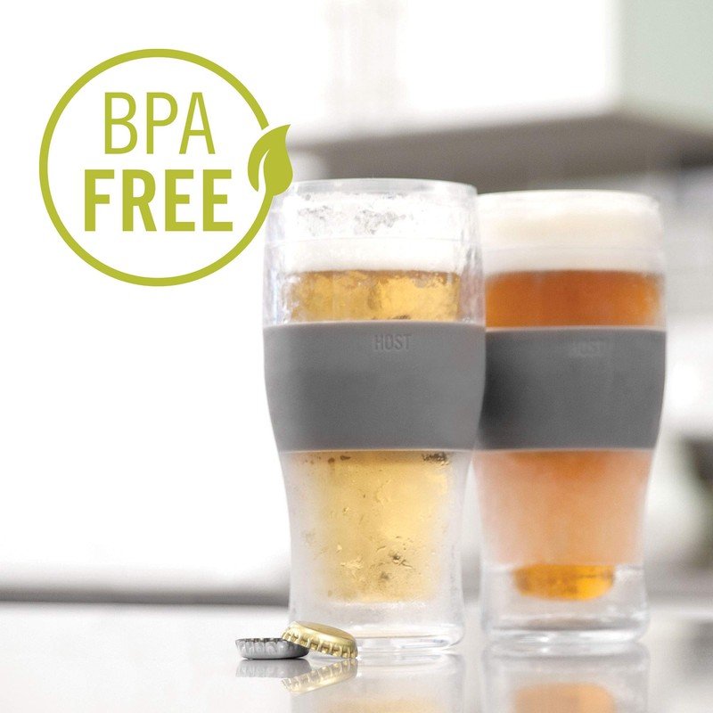 HOST FREEZE Cooling Cups (set of 2) in Marble Beer