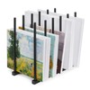 ikkle Art Storage Rack Painting Canvas Storage Rack, Metal Drawing