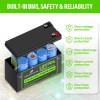 DREAMDASH 12.8V 7Ah LiFePO4 Lithium Battery 4000+ Deep Cycle for