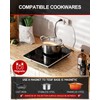 TOPWISH Portable Induction Cooktop, Hot Plate Countertop Burner with 10