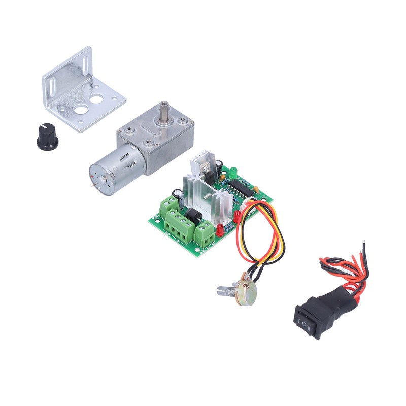 DC 24V Worm Gear Motor with Governor High Torsion Mini