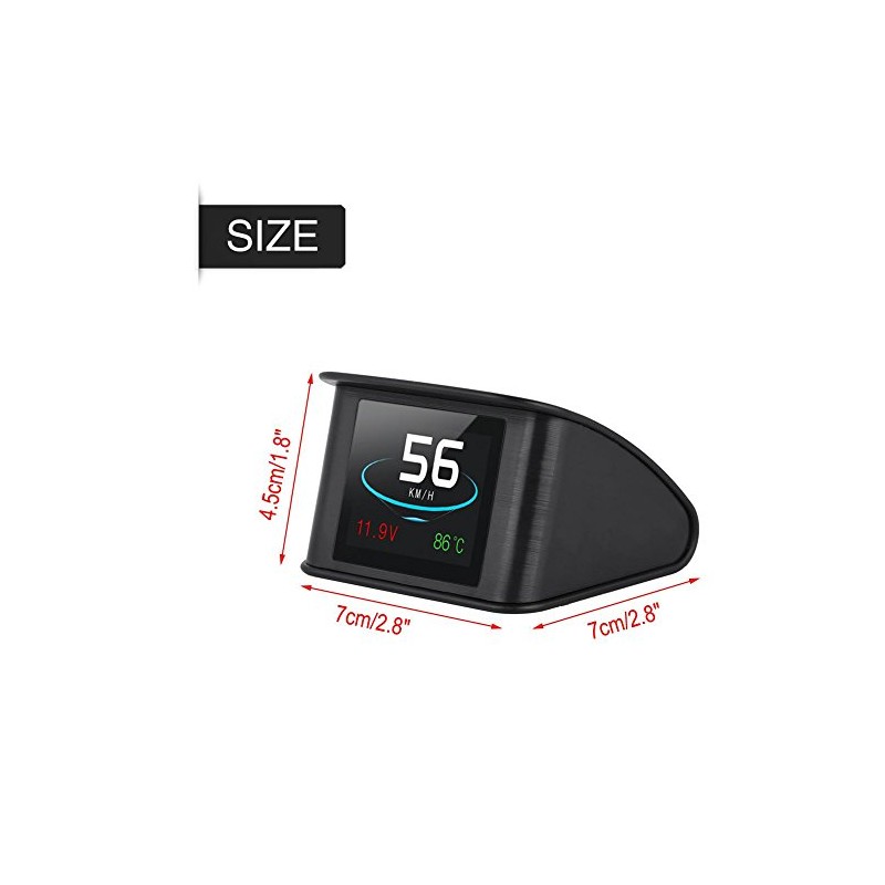 visualización Heads Up, P10 universal HUD Head Up Display OBD2