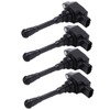 Bobina de Encendido de Motor de Coche KIMISS 4 Piezas