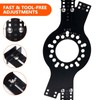 Atesilor Wheel Fitment Tool and Simulator, Offset Measuring Mockup Tool,