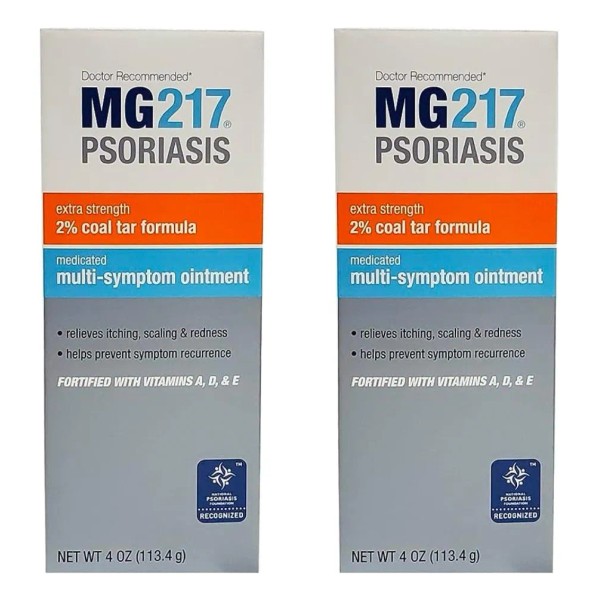 2 Pack Mg217 Psoriasis Milti Symptom Oinment 113g Importado