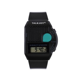 Orologio da polso parlante con funzione vocale, display digitale LCL, indicazione dell’ora, cronometro, sveglia, ideale per persone anziane e non vedenti (versione in lingua italiana non garantita)