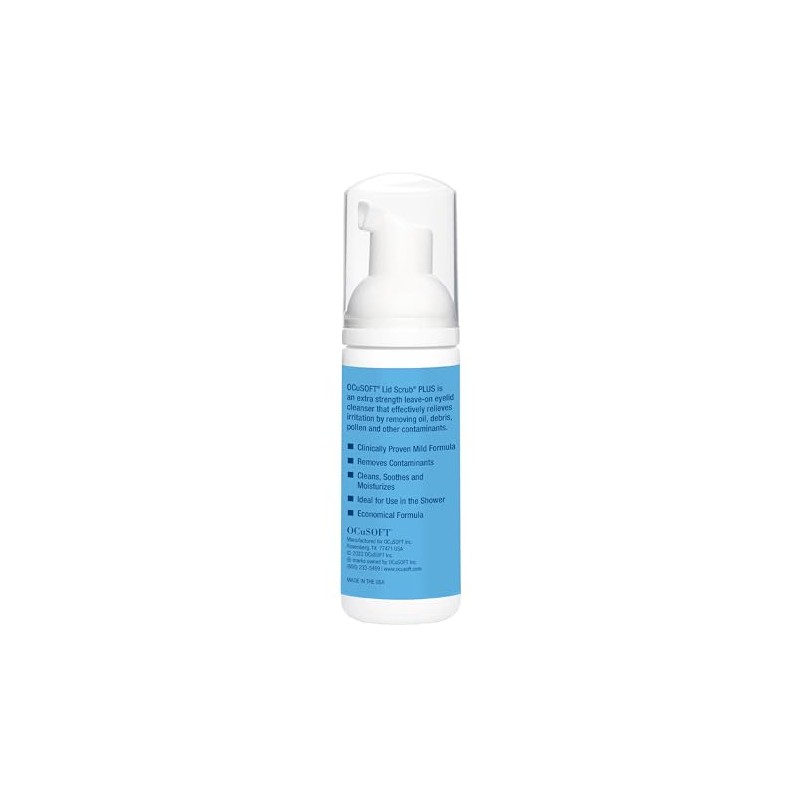 OCuSOFT Lid Scrub Foam Plus, 1.68 fl oz (50ml)