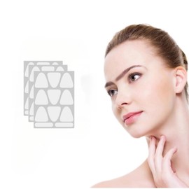 Quaroimi 27PCS Face & Forehead Wrinkle Patches Anti-Wrinkle Facial Patches for Eyes Mouth and Forehead，Waterdrop-shaped Face Tape for Crows Feet and Fine Lines