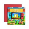 Huxters Gamer 8th Birthday card for Boy - Red Blue