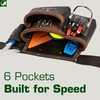 STRONGLAD Tool Belt for Carpenters & Electricians - Heavy-Duty 6