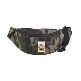 Hippowarehouse Happy Birthday Cute Hyena Watercolour Waist Pack Bum Bag Festival Accessory 38x14x8cm 2.5 litres