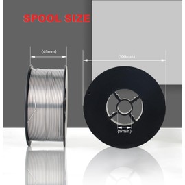 Gasless Flux Core Wire .040, 2Lbs Each, Mild Steel Low Splatter Mig Welding Wire for Stainless & Carbon Steel E71T-GS (2 Pack)