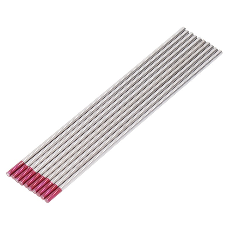10PCS Set TIG Welding Tungsten Electrodes 1/8x6in Arc Welding Tungsten