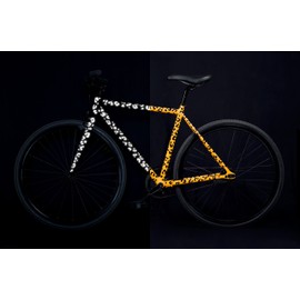 Bookman Urban Visibility Reflective Stickers Leopard Black