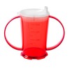 Harfield Translucent Red 2-Handled Beaker & Narrow Spout Drinking Aid