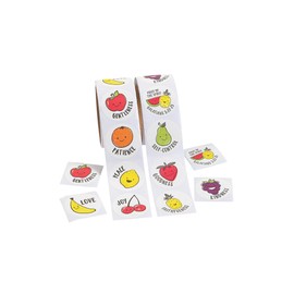 Smelly Stickers 200 Count – Fruit of The Spirit, Scented Stickers for Kids, Trunk or Treat, VBS, Sunday School Crafts & Rewards - Featuring Joy, Kindness, Patience & More