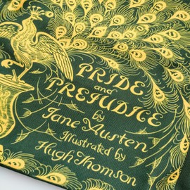 Pride and Prejudice Tote Bag Book Lover Gift Book Bookish Gift Gift for Her Jane Austen Gifts Valentines Day Gift by ASVP Shop, Green