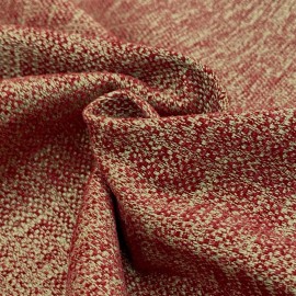 Plankroad Aragon Scarlet Chenille Upholstery Fabric 55"