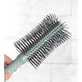 Beter Natural Fiber Wheat Fiber Round Hair Brush, Shaping & Straightening Brush, No Frizle, Soft and No Pulling, for All Hair Types