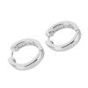 S925 Sterling Silver Ear Hoop Clip Rhinestone Style Clip Hoop