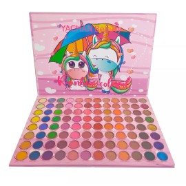 YACHAN BEAUTY 96 Sombras Para Ojos Maquillaje Color Shine Metalico Gliter