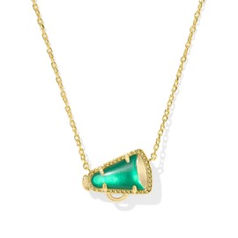 Kendra Scott, Womens, Cheer Short Pendant Necklace, Emerald Illusion, One Size
