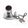 CarBole 45 degree Chrome Thermostat Housing Water Neck Compatible with