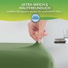 etérea Jersey Fitted Sheet, 100% Oeko-Tex Certified Cotton Bed Sheet