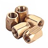 5 Pcs Brass Electric Guitar Truss Rod Nut Musical Instrument