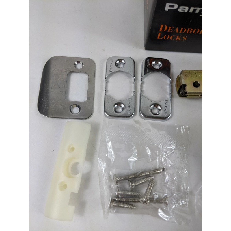 Pamex Interior Deadbolt Thumb Turn Satin Stainless Steel Keyless Security