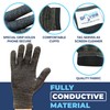 Touchscreen Gloves with Full Hand 10 Finger Touch Accuracy, Anti-Slip
