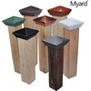 Myard Screw-Free Universal Fence Pyramid Top Cap fits Post 4