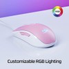 HyperX Pulsefire Core Rosa/Blanco - Ratón para Juegos RGB Rosa/Blanco,con