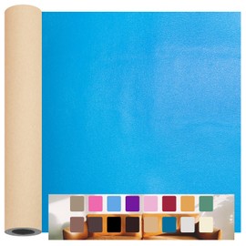 Leather Repair Patch for Furniture, 12×54 Inch Self Adhesive Leather Repair Tape, 1 Roll Vinyl Leather Repair Kit for Sofa Jackets Couches Handbags Kitchen Stools Luggage (Light Blue)