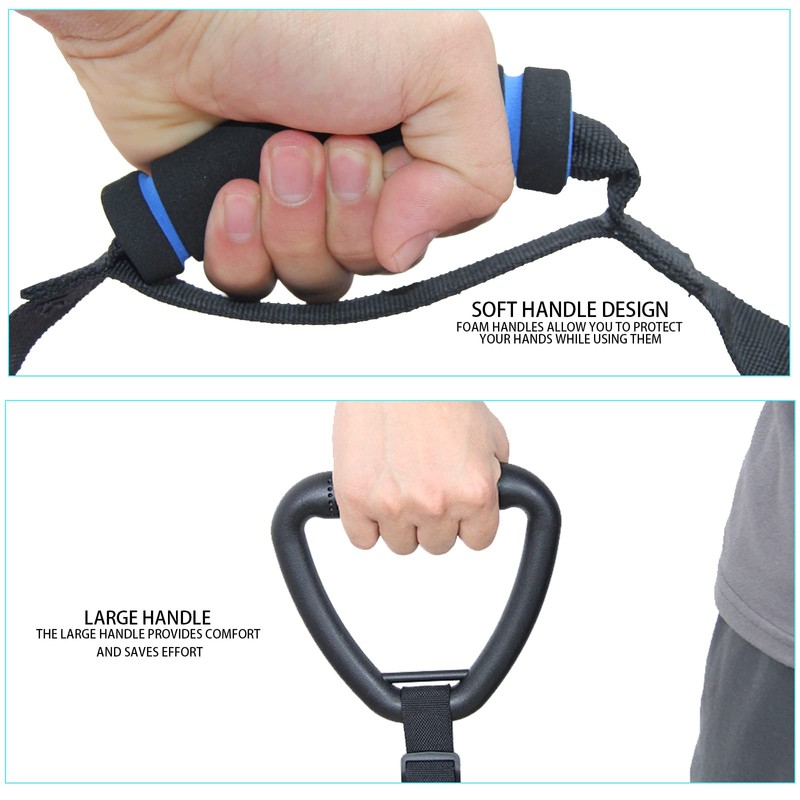 KkaFFe Multi Loop Leg Lift Strap, Rigid Ring for Leg,