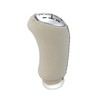 Viviance 5 Speed Gear Knob PU Leather Compatible with Renault