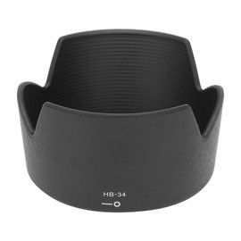 Lens Hood, HB-34 Reversible Camera Lens Hood Lens Sun Shade Replacement, for Nikon AF‑S DX 55‑200mm F/4‑5.6G ED 85mm F/3.5G Lens