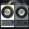 【UPGRADED】4.10/3.50-4 Tire and Wheel Flat Free, 10 Inch Solid Rubber
