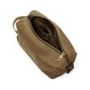 Canvas Toiletry Wash Bag - Camel