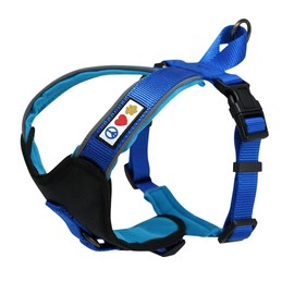 Pawtitas Reflective Dog Harness Padded Dog Harness Provides Comfort Control for a Walk or Running Great Pet Accessories Dog Vest S Small Bue Dog Harness
