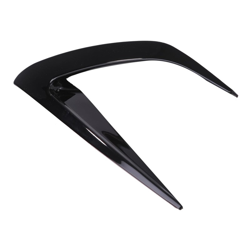 Mazda Front Fog Cover Left and Right Set ABS Black