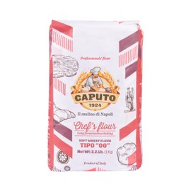 Antimo Caputo Chef's Flour 2.2 LB (Case of 10) - 22 LB Total - Italian Double Zero 00 Flour - Soft Wheat for Pizza Dough, Bread, & Pasta