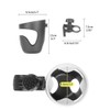 Pram Cup Holder 360 Degree Rotating Stroller Drink Holders Universal