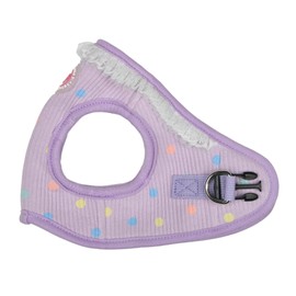 Pinkaholic New York Priya Vest Dog Harness (Step-in) Fashionable Cute Spring Summer Harness for Small Dogs, Violet, Large