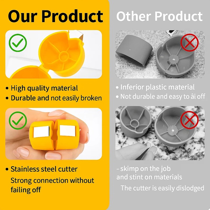 6 Portable Egg Opener Tools - Egg Shell Opener for