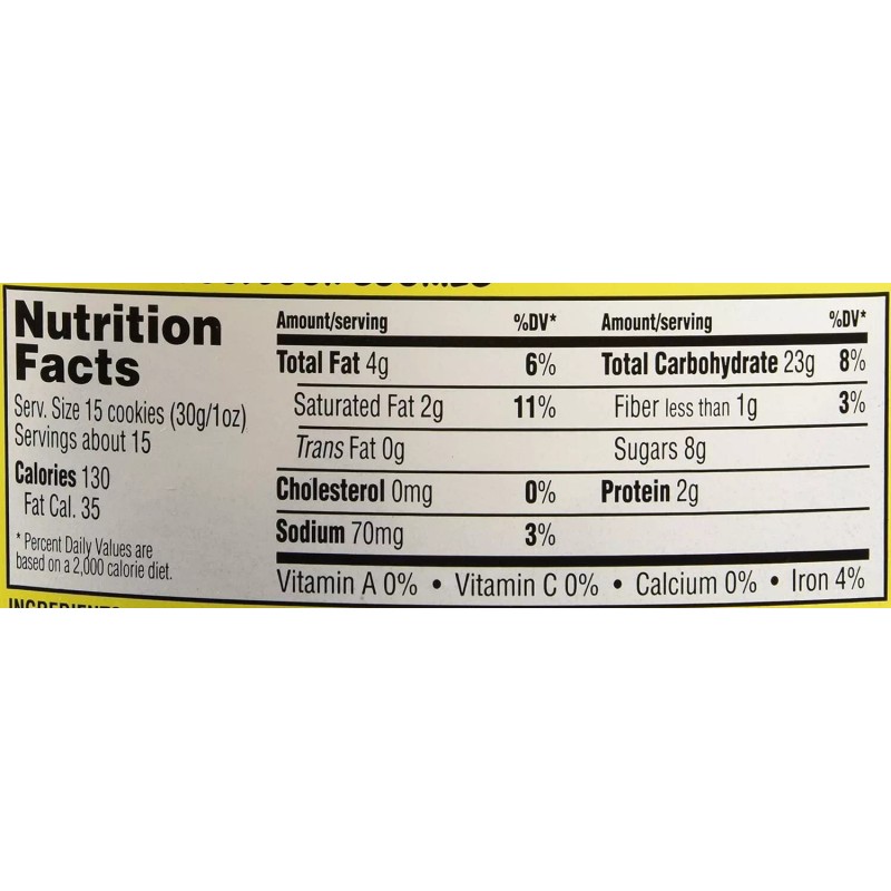 Trader Joe's Cinnamon Schoolbook Cookies 16 Oz. Container ( Snacks