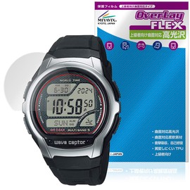 MIYAVIX CASIO wave ceptor WV-58RD / WV-58R TPU Film Curved Surface High Gloss Scratch Repair Shock Absorption Protective Film