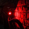 LIPOVOLT® 12LED USB Rechargeable Bike Lights Set Headlight Taillight Caution